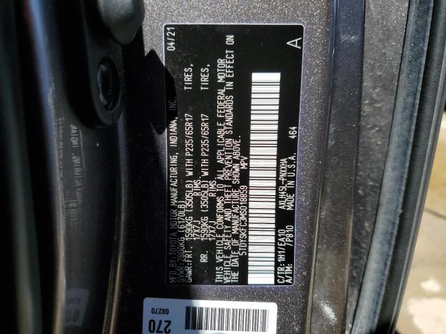 Photo 13 VIN: 5TDYSKFC3MS018859 - TOYOTA SIENNA XLE 