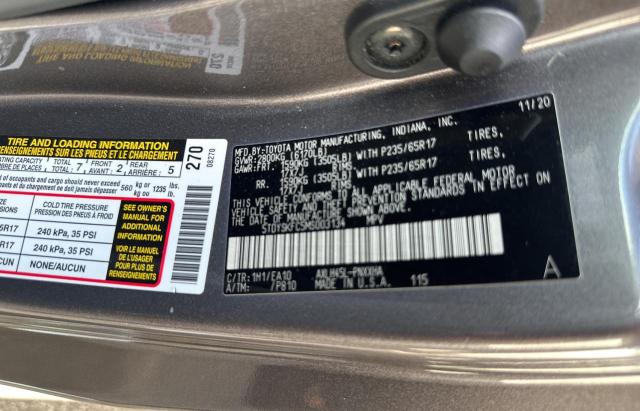 Photo 9 VIN: 5TDYSKFC5MS003134 - TOYOTA SIENNA XLE 