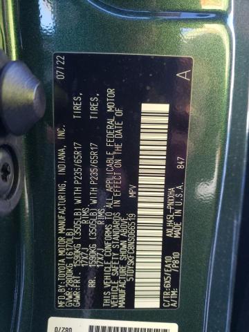 Photo 12 VIN: 5TDYSKFC8NS066519 - TOYOTA SIENNA XLE 