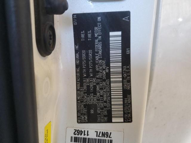 Photo 13 VIN: 5TDYY5G14ES055465 - TOYOTA SEQUOIA PL 