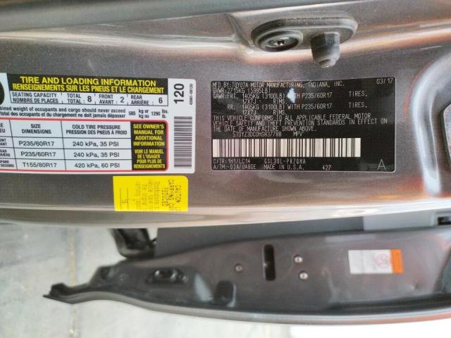 Photo 9 VIN: 5TDYZ3DC0HS837788 - TOYOTA SIENNA XLE 