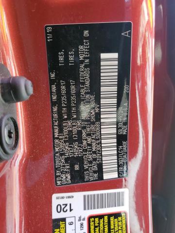 Photo 12 VIN: 5TDYZ3DC1LS060689 - TOYOTA SIENNA XLE 