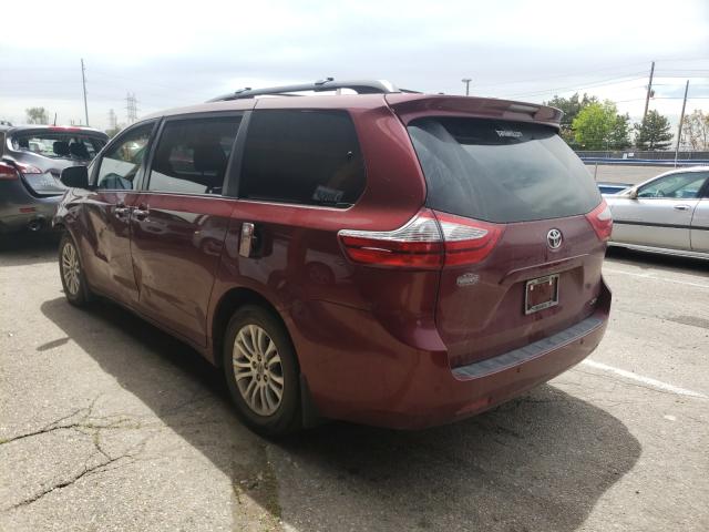 Photo 2 VIN: 5TDYZ3DC2HS778646 - TOYOTA SIENNA XLE 