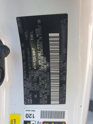 Photo 12 VIN: 5TDYZ3DC2JS960840 - TOYOTA SIENNA XLE 