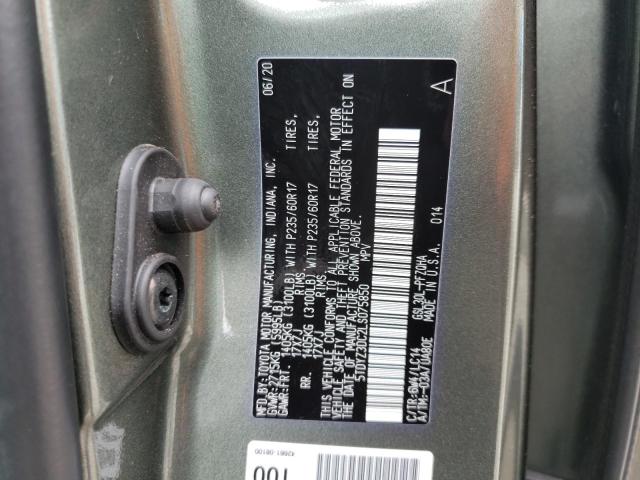 Photo 12 VIN: 5TDYZ3DC2LS075850 - TOYOTA SIENNA XLE 