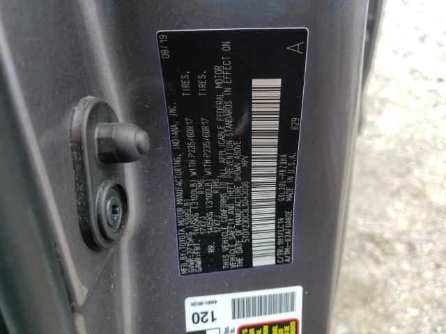 Photo 12 VIN: 5TDYZ3DC3LS043036 - TOYOTA SIENNA XLE 