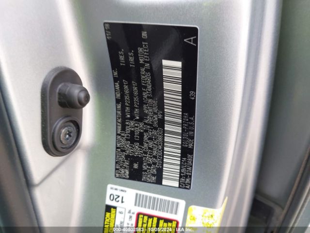 Photo 8 VIN: 5TDYZ3DC4KS988303 - TOYOTA SIENNA 