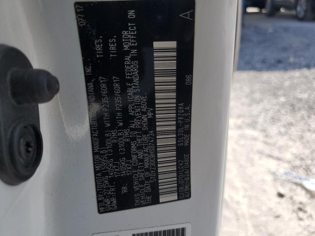 Photo 12 VIN: 5TDYZ3DC8HS874734 - TOYOTA SIENNA XLE 