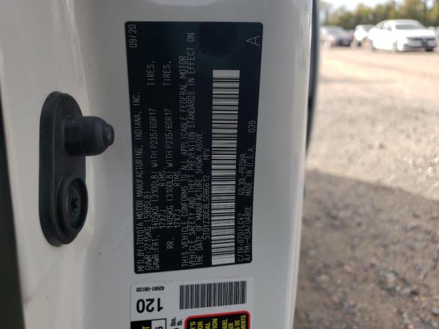 Photo 12 VIN: 5TDYZ3DC8LS086612 - TOYOTA SIENNA XLE 