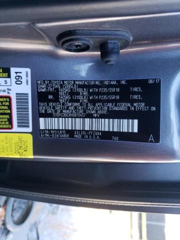 Photo 9 VIN: 5TDYZ3DCXHS870457 - TOYOTA SIENNA XLE 