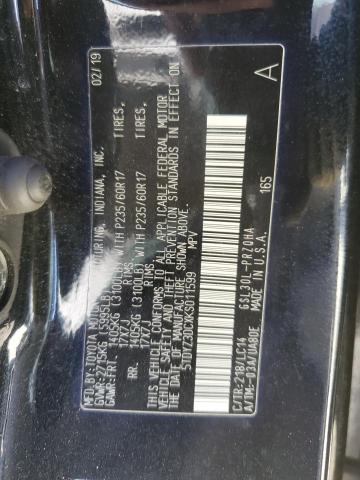 Photo 12 VIN: 5TDYZ3DCXKS011599 - TOYOTA SIENNA XLE 