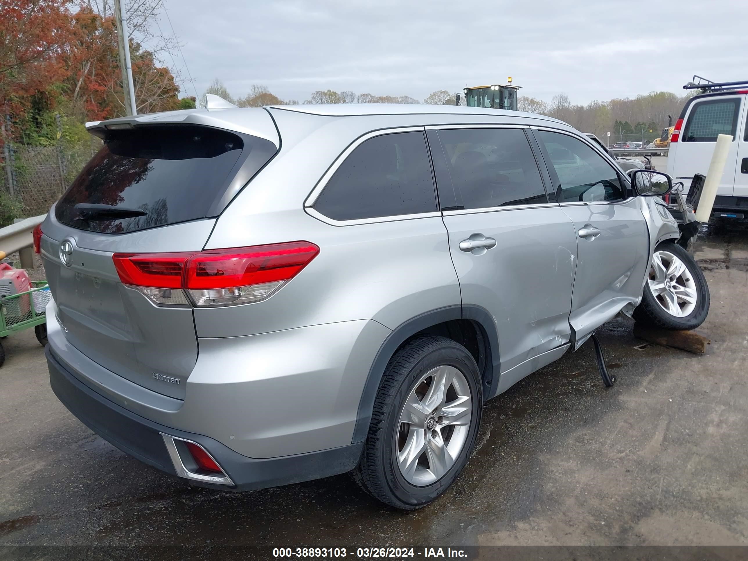 Photo 3 VIN: 5TDYZRFH3KS302778 - TOYOTA HIGHLANDER 