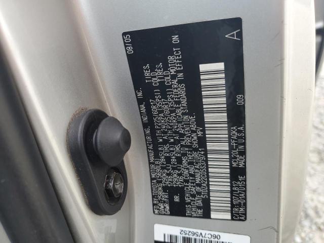 Photo 12 VIN: 5TDZA22C05S379741 - TOYOTA SIENNA XLE 