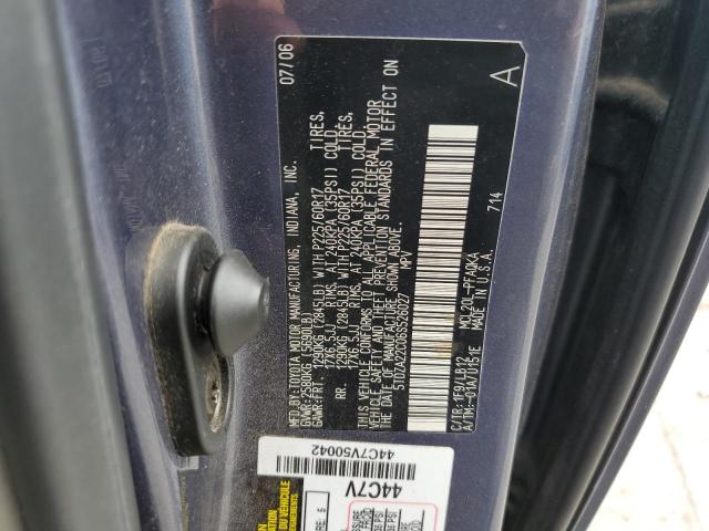 Photo 12 VIN: 5TDZA22C06S526027 - TOYOTA SIENNA XLE 