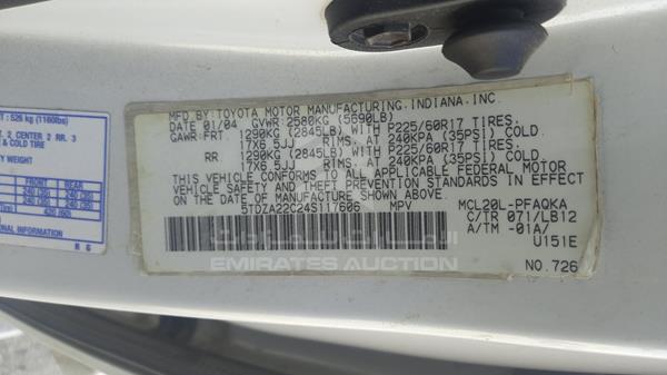 Photo 3 VIN: 5TDZA22C24S117606 - TOYOTA SIENA 