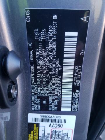 Photo 12 VIN: 5TDZA22C25S308296 - TOYOTA SIENNA XLE 