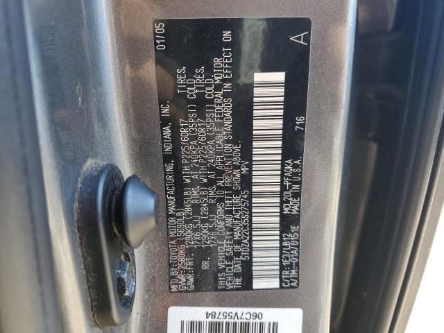 Photo 11 VIN: 5TDZA22C35S275745 - TOYOTA SIENNA XLE 