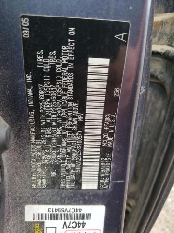 Photo 12 VIN: 5TDZA22C56S400570 - TOYOTA SIENNA XLE 