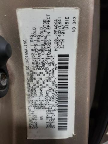 Photo 13 VIN: 5TDZA22C64S149717 - TOYOTA SIENNA XLE 