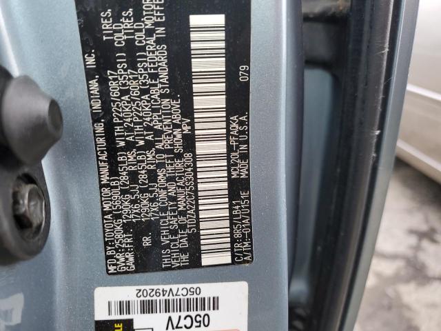 Photo 12 VIN: 5TDZA22C75S304308 - TOYOTA SIENNA XLE 