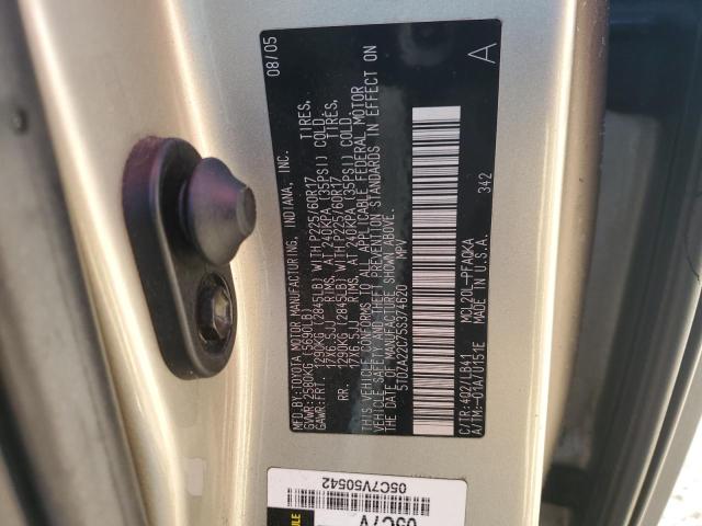 Photo 12 VIN: 5TDZA22C75S374620 - TOYOTA SIENNA XLE 