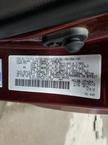 Photo 12 VIN: 5TDZA22CX4S149798 - TOYOTA SIENNA XLE 