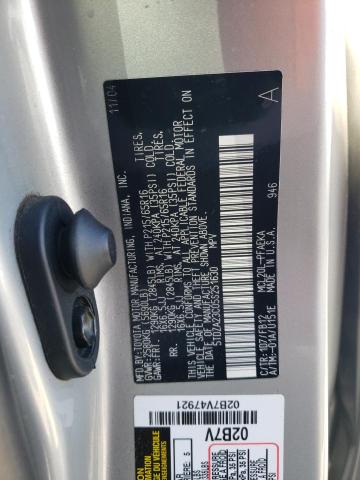 Photo 11 VIN: 5TDZA23C05S251630 - TOYOTA SIENNA CE 