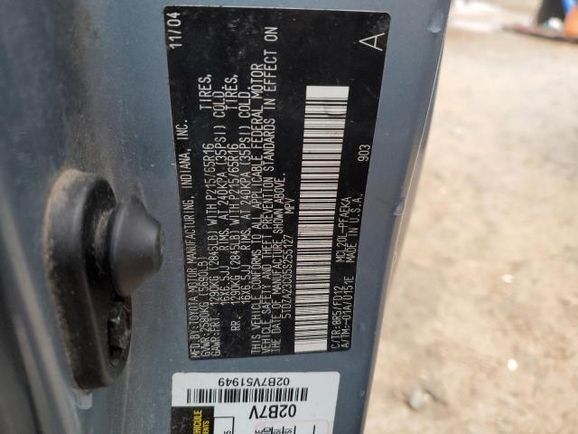 Photo 13 VIN: 5TDZA23C05S255127 - TOYOTA SIENNA CE 