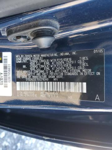 Photo 13 VIN: 5TDZA23C15S278349 - TOYOTA SIENNA CE 