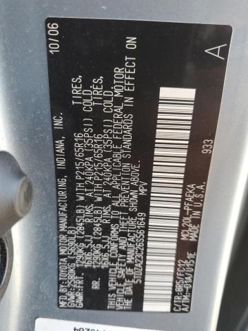 Photo 12 VIN: 5TDZA23C26S561649 - TOYOTA SIENNA CE 