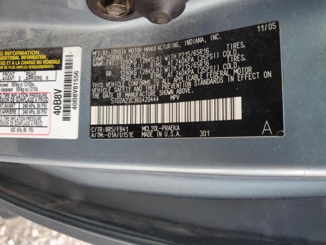 Photo 12 VIN: 5TDZA23C36S420444 - TOYOTA SIENNA CE 