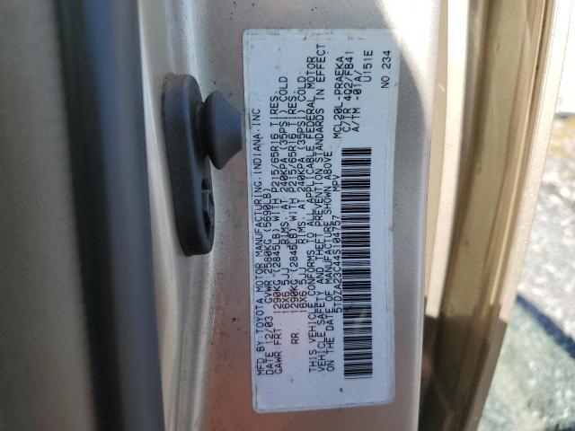 Photo 12 VIN: 5TDZA23C44S104757 - TOYOTA SIENNA CE 