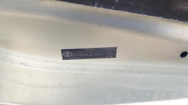 Photo 2 VIN: 5TDZA23C56S474862 - TOYOTA SIENNA 