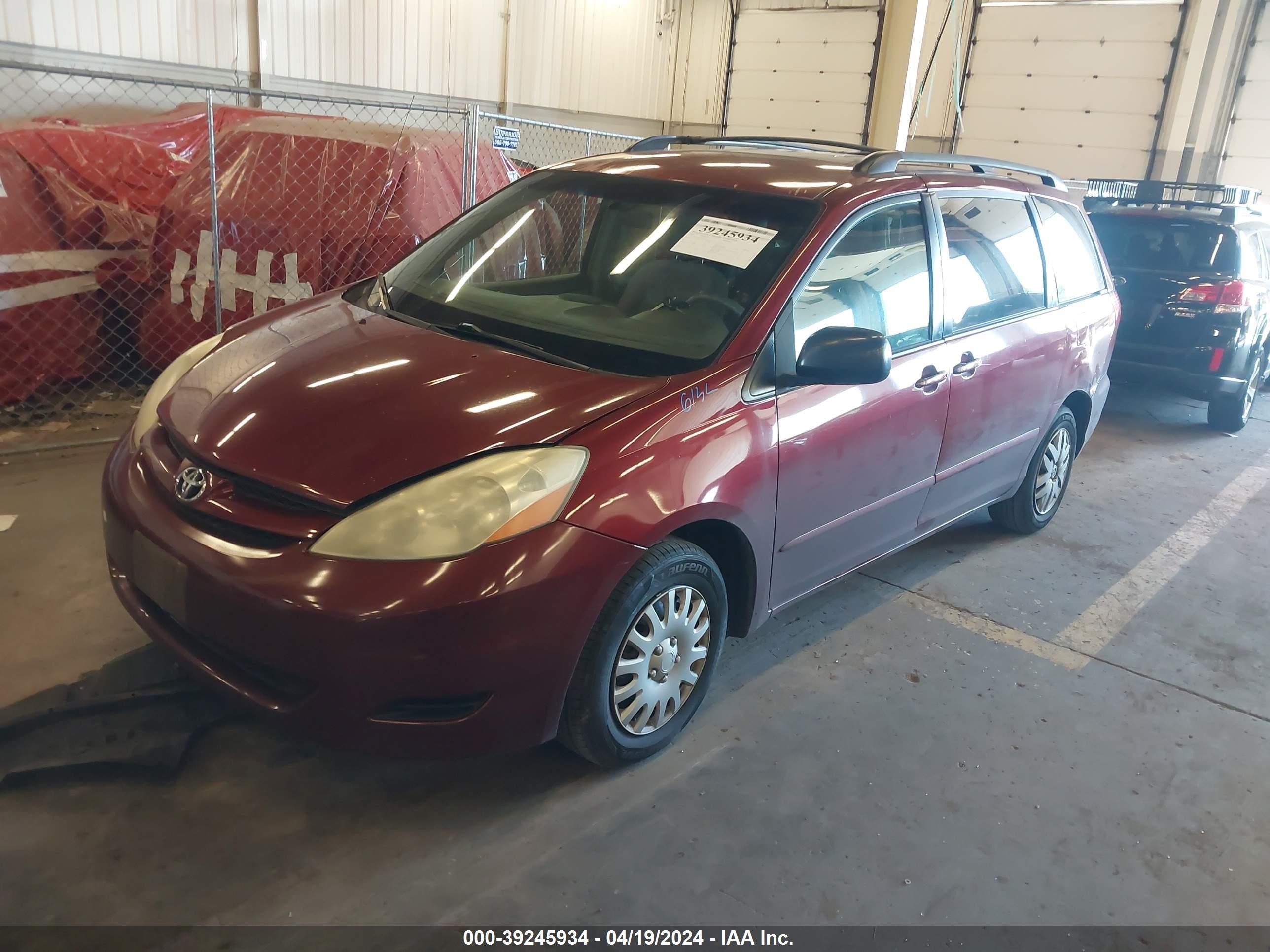 Photo 1 VIN: 5TDZA23C56S492780 - TOYOTA SIENNA 