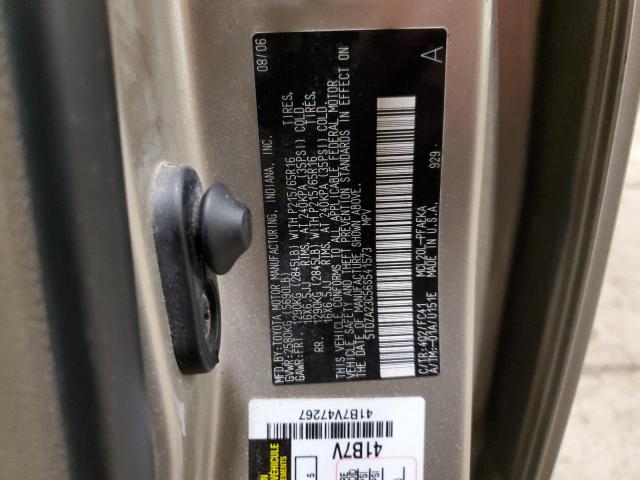 Photo 13 VIN: 5TDZA23C56S541573 - TOYOTA SIENNA CE 