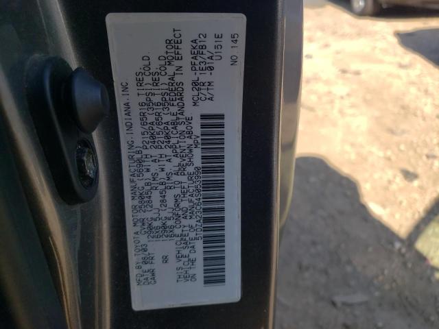 Photo 12 VIN: 5TDZA23C64S053990 - TOYOTA SIENNA CE 