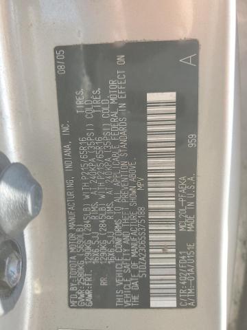 Photo 12 VIN: 5TDZA23C65S375188 - TOYOTA SIENNA CE 