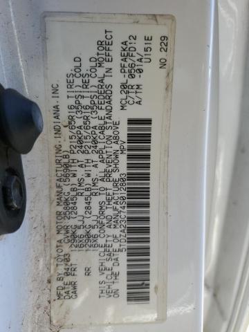 Photo 12 VIN: 5TDZA23C74S012803 - TOYOTA SIENNA CE 