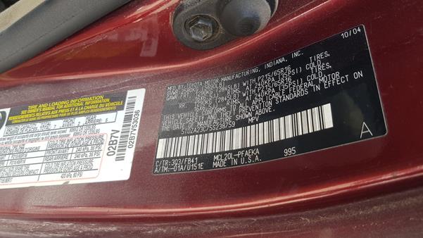 Photo 2 VIN: 5TDZA23C75S238759 - TOYOTA SIENA 