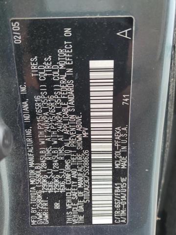 Photo 12 VIN: 5TDZA23C75S288626 - TOYOTA SIENNA CE 