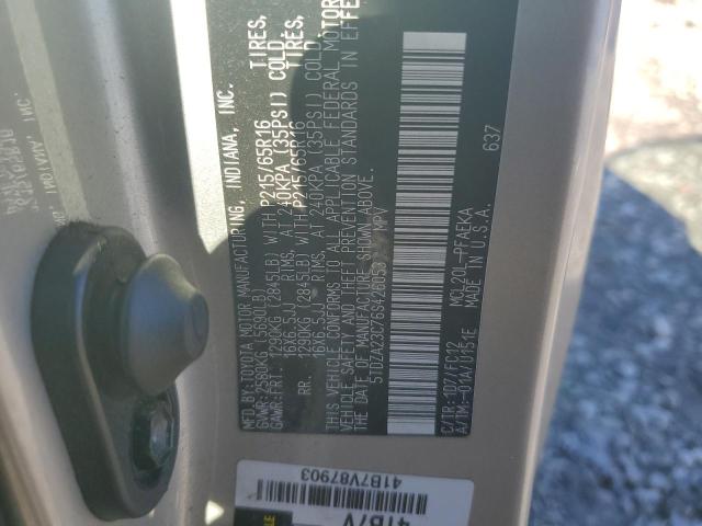 Photo 12 VIN: 5TDZA23C76S426053 - TOYOTA SIENNA CE 