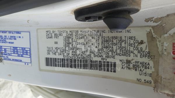 Photo 1 VIN: 5TDZA23C84S062321 - TOYOTA SIENNA 