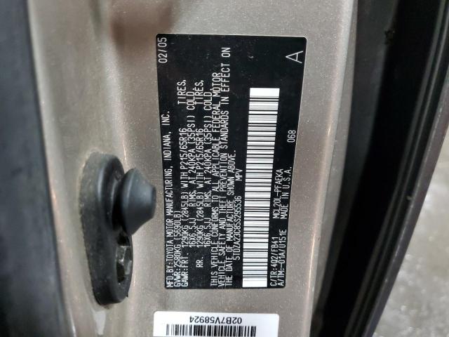 Photo 12 VIN: 5TDZA23C85S295536 - TOYOTA SIENNA CE 