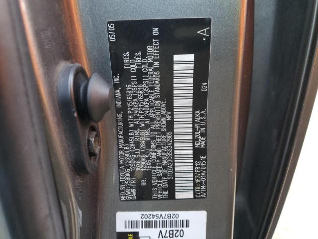 Photo 12 VIN: 5TDZA23C85S342905 - TOYOTA SIENNA CE 