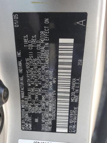 Photo 13 VIN: 5TDZA23C95S277174 - TOYOTA SIENNA CE 