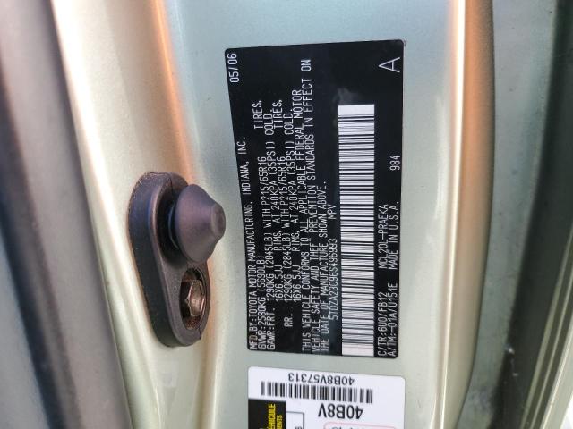 Photo 13 VIN: 5TDZA23C96S496993 - TOYOTA SIENNA CE 