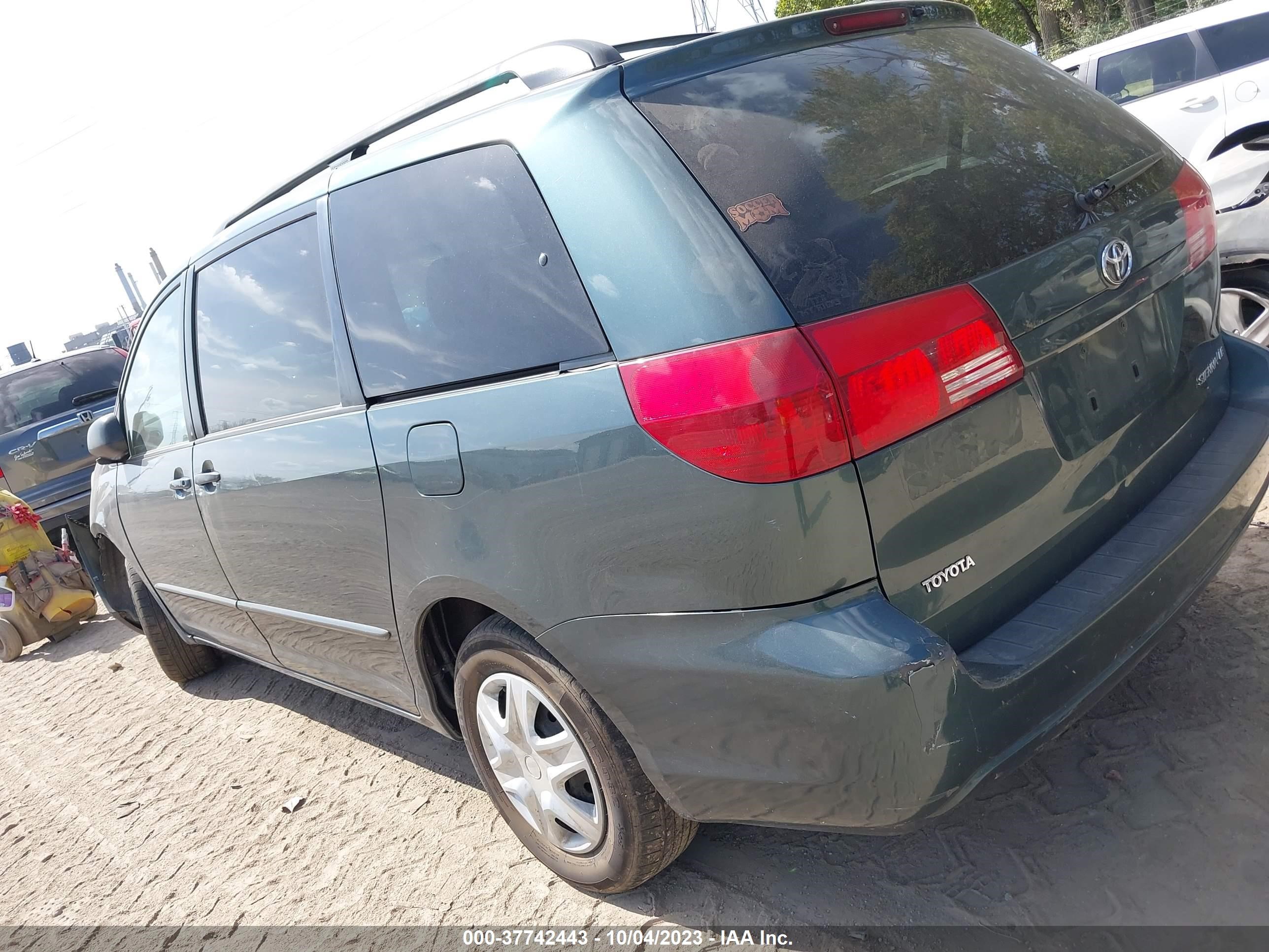 Photo 2 VIN: 5TDZA23CX4S036495 - TOYOTA SIENNA 