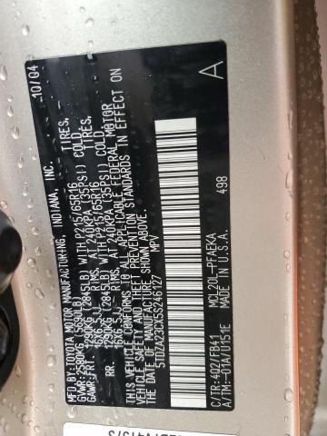 Photo 12 VIN: 5TDZA23CX5S246127 - TOYOTA SIENNA CE 