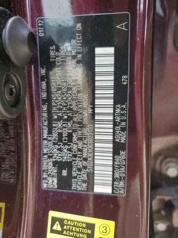 Photo 12 VIN: 5TDZA3EH3CS023133 - TOYOTA HIGHLANDER 