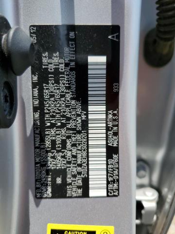 Photo 13 VIN: 5TDZA3EH8CS028201 - TOYOTA HIGHLANDER 